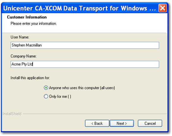 XCOM Install Step 4